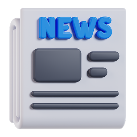Newspaper  3D Icon
