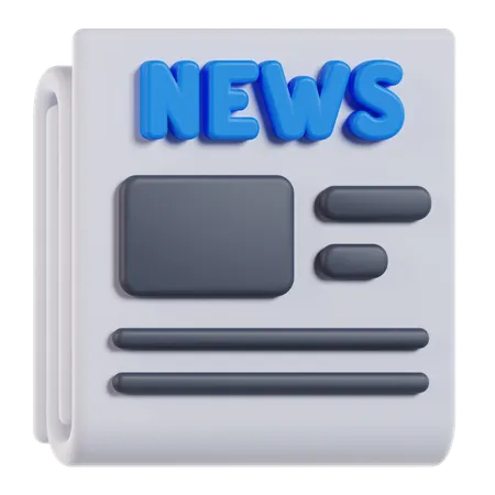 Newspaper  3D Icon