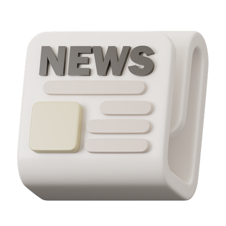 Newspaper  3D Icon