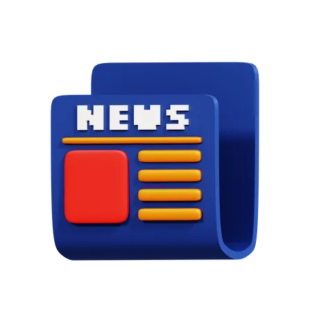 Newspaper  3D Icon