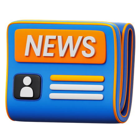 Newspaper  3D Icon