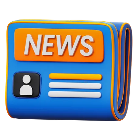 Newspaper  3D Icon