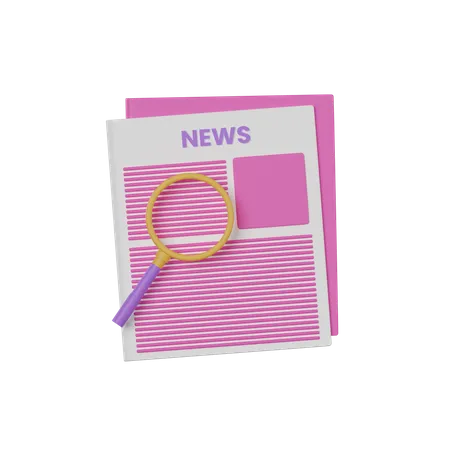 Newspaper  3D Icon