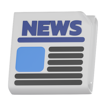 Newspaper  3D Icon