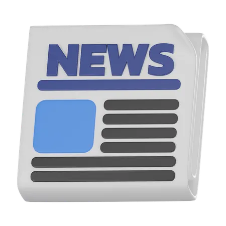 Newspaper  3D Icon