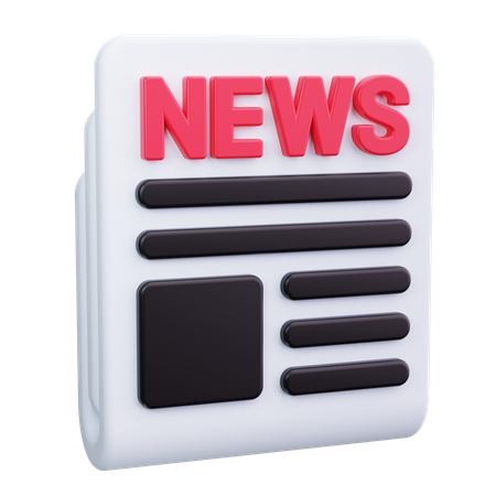 Newspaper  3D Icon