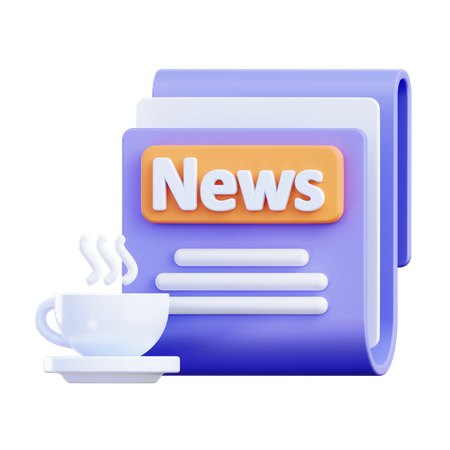 Newspaper  3D Icon