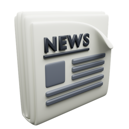 Newspaper  3D Icon