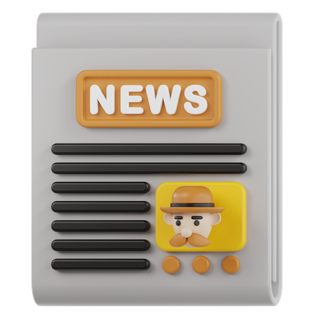 Newspaper  3D Icon
