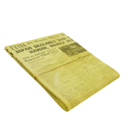 Newspaper 3D Illustration