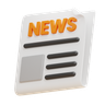 news 3d logos