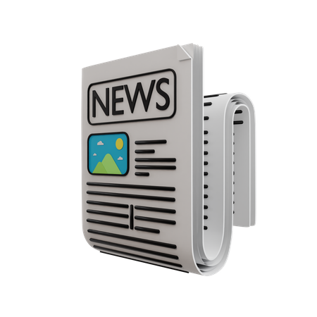Newspaper 3D Icon
