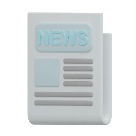 News Illustration 3D Icon