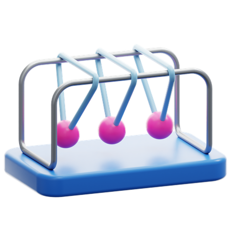 Newton cradle  3D Icon