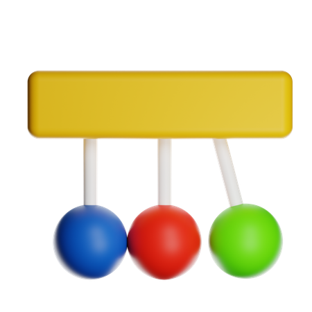 Newtons Cradle  3D Icon