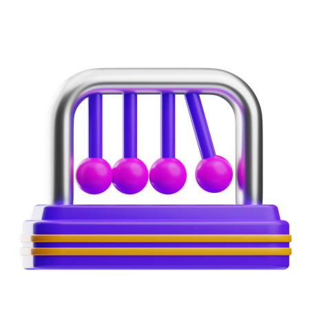 Newtons Cradle  3D Icon