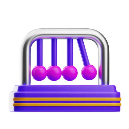 Newtons Cradle  3D Icon