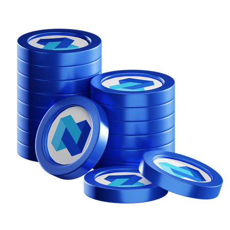 Nexo Coin Stacks  3D Icon