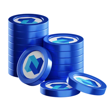 Nexo Coin Stacks  3D Icon