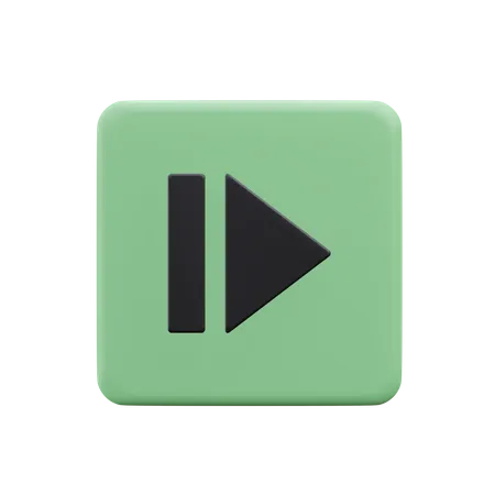 Head Arrow Icon 3 D With Button 3D Icon