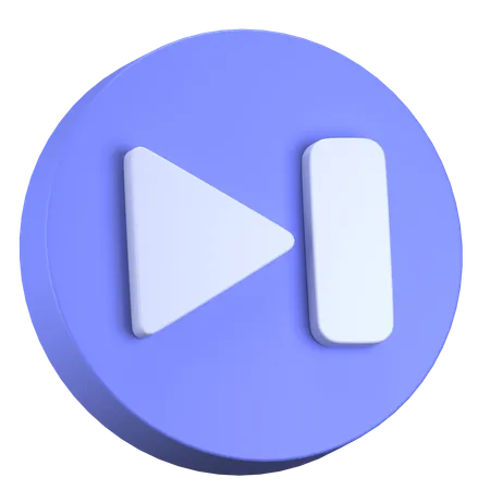 Next  Button  3D Icon