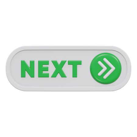 Next Button  3D Icon