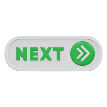 Next Button  3D Icon