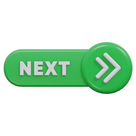 Next Button  3D Icon