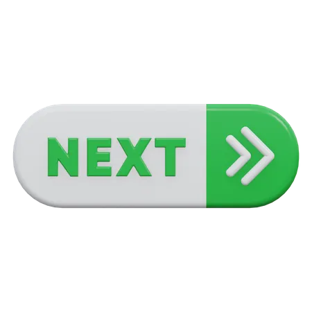 Next Button  3D Icon