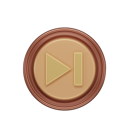 Next Skip Botton  3D Icon