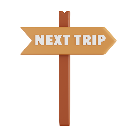 Next Trip Board  3D Icon