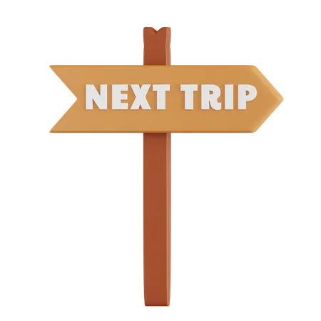 Next Trip Board  3D Icon