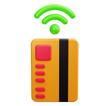 NFC 카드  3D Icon