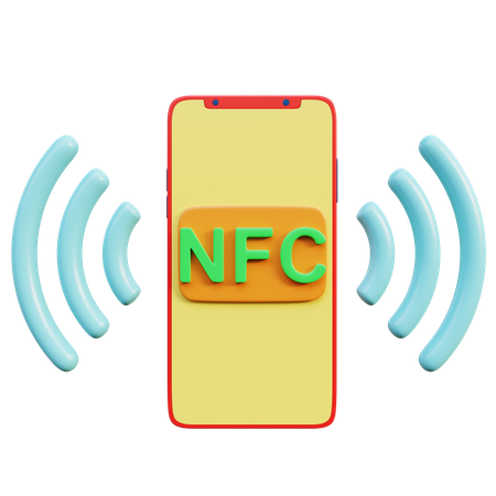 NFC-Technologie  3D Icon