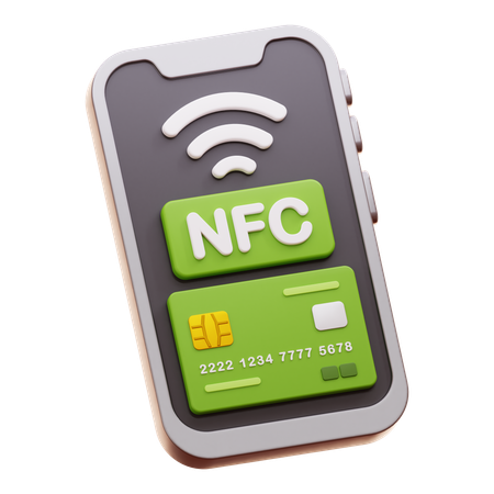 NFC PAYMENT  3D Icon
