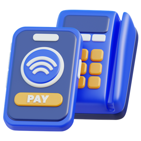 NFC Payment  3D Icon