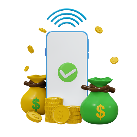 Nfc Payment Successful 3D Icon