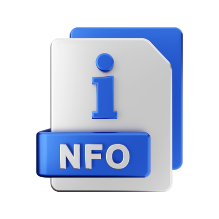 NFO File  3D Illustration