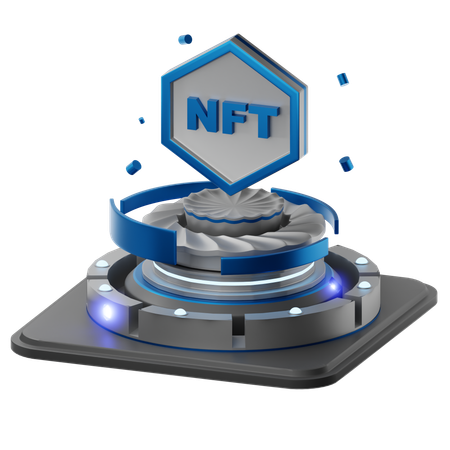 NFT  3D Icon