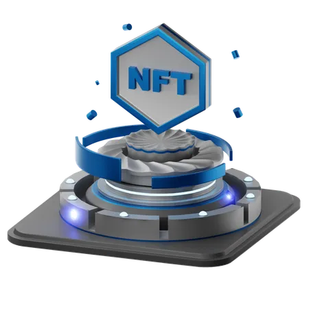 NFT  3D Icon