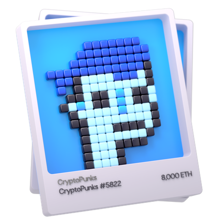 Nft  3D Icon