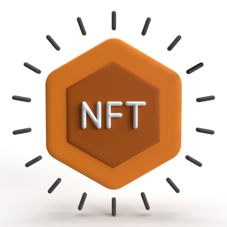 NFT  3D Icon