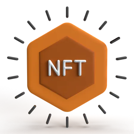 NFT  3D Icon