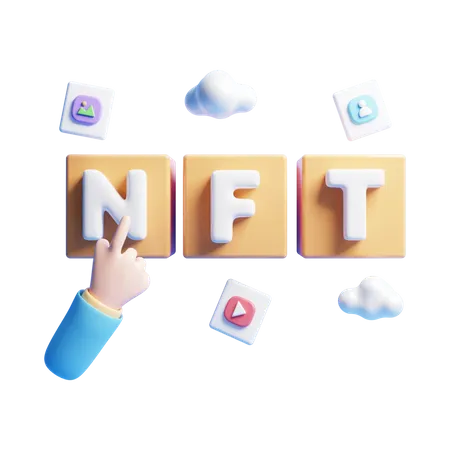 Nft  3D Icon