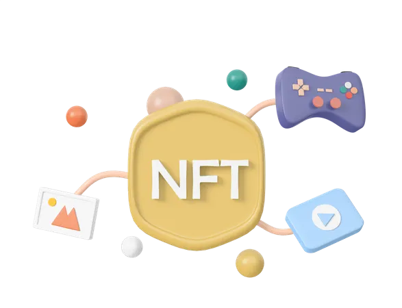 Nft  3D Icon