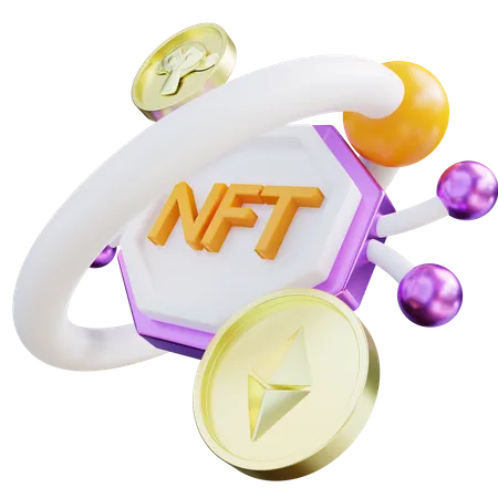 Nft  3D Icon