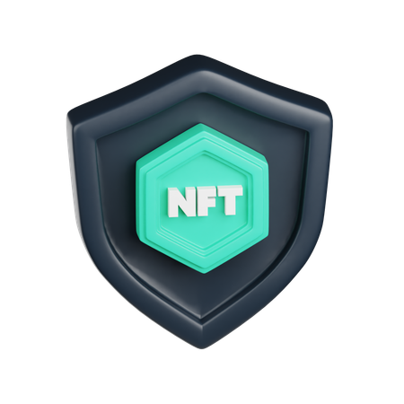 NFT 보호  3D Icon