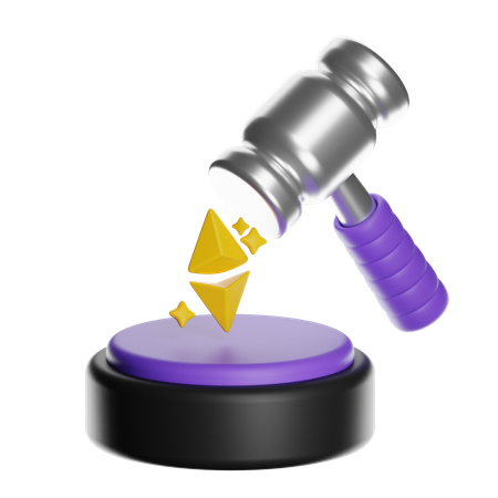 Nft 미술 경매  3D Icon