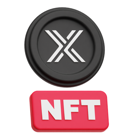 변경 불가능한 NFT  3D Icon