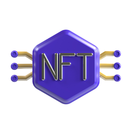 Nft  3D Illustration